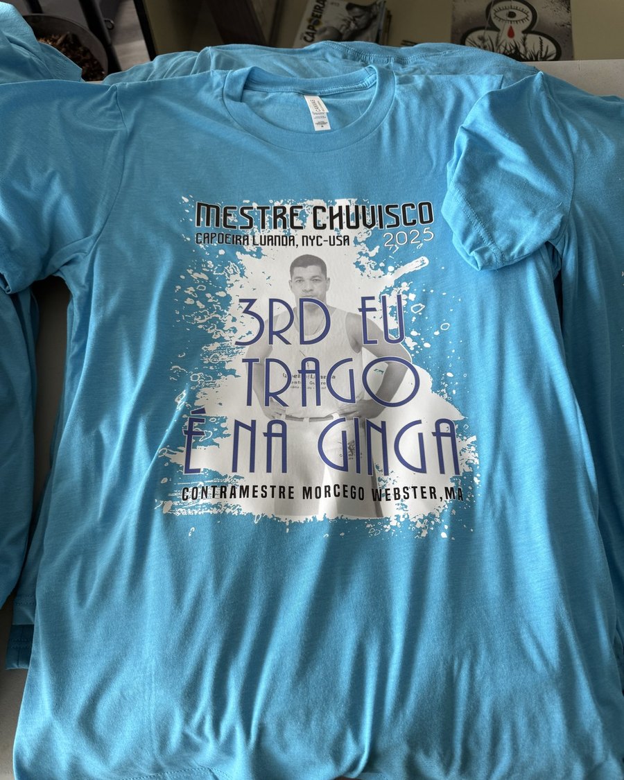 Full-color photo-quality capoeira event shirt print